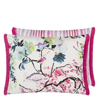 Подушка CCDG1556, Chinoiserie Flower Outdoor, Peony, Designers Guild 60 x 45см 